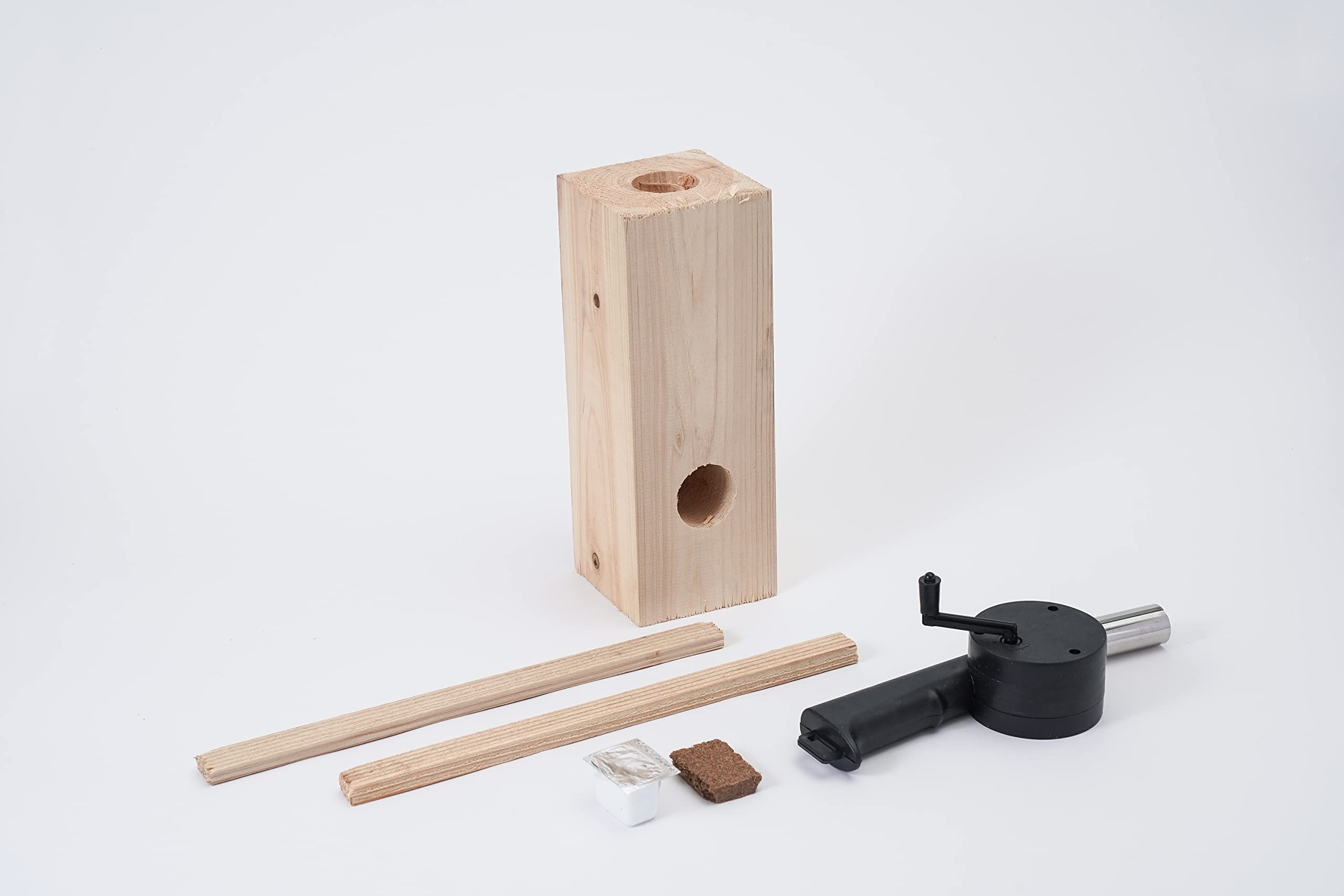 Amazon | ジェットログミニ 1個 ウッドキャンドル スウェーデントーチ